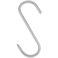Giesser S-Haken,  Aufhänger aus Edelstahl 6860 16,  1 Packung = 10 Stück,  Länge: 16 cm,  50 kg