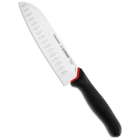 Giesser Santoku Kochmesser mit Kullenschliff 218269 wwl 18,  1 Stück,  Klingenlänge: 18 cm
