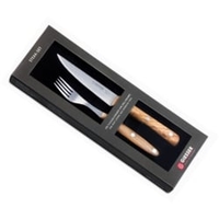 Giesser Steakbesteck mit Olivenholzgriffen 97502 o,  2-teilig