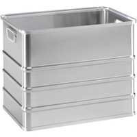 Gmöhling G-CRATE A 152 Transportkasten 15207,  A 152 / FK 52,  ungelocht: ca. 650 x 430 x 505 mm,  Volumen: 120 l