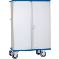 Gmöhling G-CUP ISO E 2732 ID Modulschrankwagen,  eloxiert 24273220,  Kunststoffschienen: 18 Paar,  Tragkraft: ca. 200 kg