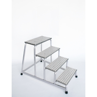 Günzburger Aluminium-Arbeitspodest,  starr 50010,  4 Stufen
