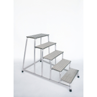 Günzburger Aluminium-Arbeitspodest,  starr 50035,  5 Stufen