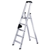 Günzburger Aluminium-Stehleiter,  einseitig 40105,  1 x 5 Stufen