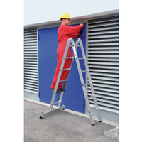 Günzburger Klappleiter 32216,  2 x 8 Sprossen