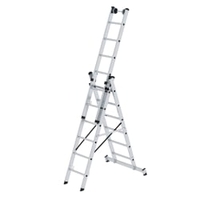 Günzburger Mehrzweckleiter 33306,  3 x 6 Sprossen