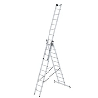 Günzburger Mehrzweckleiter 33310,  3 X10 Sprossen