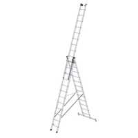 Günzburger Mehrzweckleiter 33312,  3 x 12 Sprossen