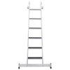 Günzburger Stufen-Glasreinigerleiter 12015,  4-stufiges Oberteil,  mit clip-step R13