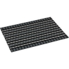 Golze POLY BRUSH Türmatte,  40 x 60 cm 250015041 ,  Farbe: schwarz / silber