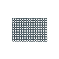 Golze Quadro Türmatte,  schwarz 0326080,  Maße (B x L): 80 x 120 cm