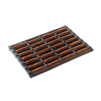 Golze Rimini Kokosmatte,  40 x 60 cm 0568015,  Farbe: braun/schwarz