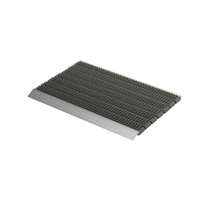 Golze Super Brush Alu-Fußmatte,  45 x 75 cm 1850030042,  Farbe: grau