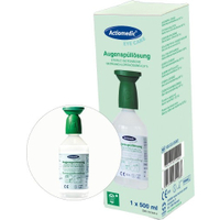 GRAMM medical Augenspülflasche 500.000.51000,  500 ml - Flasche mit Staubschutzkappe im Einzelkarton