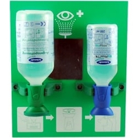 GRAMM medical Augenspülstation Double II 500.100.01150,  1 x 500 ml Natriumchloridlösung 0, 9%,  1 x 250 ml Biophos 74
