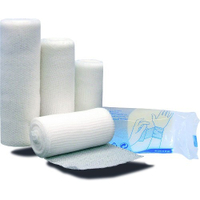 GRAMM medical Fixierbinden DIN 61 634 121.023.10000,  1 Packung = 20 Binden - 10 cm x 4 m,  gedehnt