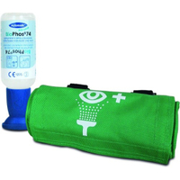 GRAMM medical Gürteltasche für 250 ml Augenspülflaschen 500.100.64300,  Maße: ca. 20 cm x 7 cm