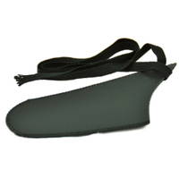 GRAMM medical Lederfingerling,  schwarz 121.037.60004,  1 Polybeutel = 4 Stück,  Universalgröße
