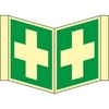 GRAMM medical Nasenschild "Erste Hilfe" 300.400.11100,  Größe: 15 x 15 cm