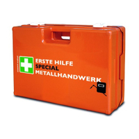 GRAMM medical Verbandkoffer SPECIAL Metallhandwerk 418.035.00319,  Gefüllter Koffer