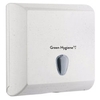 Green Hygiene FALK & FRIEDAS Falthandtuchspender,  V-Falz Hochstapler,  Maße (B x H x T): 29 x 30 x 13, 6 cm