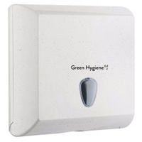 Green Hygiene FALK & FRIEDAS Falthandtuchspender,  V-Falz Hochstapler,  Maße (B x H x T): 29 x 30 x 13, 6 cm