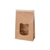 Greenbox Blockbeutel L,  braun,  PLA-Folie,  15, 5 x 7 x 24, 2 cm DRE02790,  1 Karton = 400 Stück