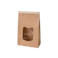 Greenbox Blockbeutel L,  braun,  PLA-Folie,  15, 5 x 7 x 24, 2 cm DRE02790,  1 Karton = 400 Stück