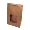 Greenbox Blockbeutel L,  braun,  PP-Folie,  15, 5 x 7 x 24 cm DRE02750,  1 Karton = 400 Stück