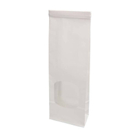 Greenbox Blockbeutel S,  PP-Folie,  9 x 4, 5 x 26 cm DRE02700,  1 Karton = 500 Stück,  Farbe: weiß