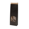 Greenbox Blockbeutel S,  PP-Folie,  9 x 4, 5 x 26 cm DRE02731,  1 Karton = 500 Stück,  Farbe: schwarz