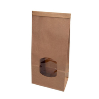 Greenbox Bodenbeutel M,  PP-Folie,  11, 5 x 7 x 24, 5 cm DRE02740,  1 Karton = 400 Stück,  Farbe: braun