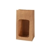 Greenbox Bodenbeutel S,  braun,  PLA-Fenster,  9 x 6 x 19, 5 cm DRE03941,  1 Karton = 500 Stück