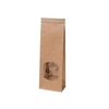 Greenbox Bodenbeutel S,  braun,  PLA-Folie,  8, 8 x 4, 7 x 26 cm DRE02760,  1 Karton = 500 Stück