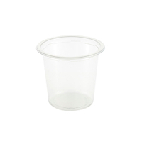 Greenbox Deli Becher,  rPET,  transparent,  Ø 12, 3 cm DFC010221,  1 Packung = 50 Stück,  Fassungsvermögen: 400 ml