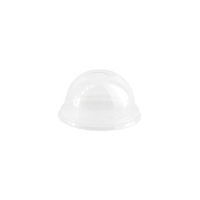 Greenbox Dombecher Deckel,  rPET,  Ø 9, 05 cm DCD00056,  1 Karton = 16 Packungen à 75 Stück,  Halmloch