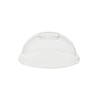 Greenbox Dombecher Deckel,  rPET,  Ø 9, 5 cm DCD00140,  1 Karton = 20 Packungen à 100 Stück,  Halmloch