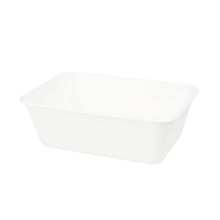 Greenbox Einwegschalen,  Zuckerrohr,  650 ml,  17 x 12 x 6 cm DFC012261,  1 Packung = 50 Stück