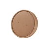 Greenbox Karton Membran Becher-Verschlussdeckel,  Ø 9 cm DFC08670,  1 Karton = 20 Packungen à 25 Stück,  Farbe: braun