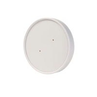 Greenbox Karton-Membran Deckel für Suppenbecher,  weiß,  Ø 11, 6 cm DFC087611,  1 Packung = 25 Stück