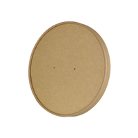 Greenbox Karton-Membran Schalendeckel,  braun,  Ø 18, 5 cm DFC08881,  1 Karton = 12 Packungen à 25 Stück