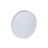 Greenbox Karton Membrandeckel für heiße Bechergerichte,  Ø 11, 5 cm DFC066901,  1 Packung = 25 Stück,  Farbe: weiß