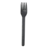 Greenbox Mehrweg Gabeln merways Cutlery 18 cm,  Farbe: Pfeffergrau DSE06358,  1 Packung = 60 Stück