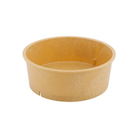 Greenbox Mehrweg Menüschale Häppy Bowl,  Ø 18, 5 cm,  1000 ml DFC00802,  1 Karton = 6 Packungen à 10 Stück,  Farbe: karamell / braun