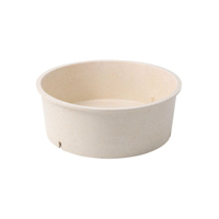 Greenbox Mehrweg Menüschale Häppy Bowl,  Ø 18, 5 cm,  1000 ml DFC008031,  1 Packung = 10 Stück,  Farbe: cashew / creme weiß