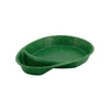 Greenbox Mehrweg Menüteller Häppy Plate,  tropfenförmig,  2-geteilt DFC008491,  1 Packung = 15 Stück,  Farbe: spinat / dunkelgrün