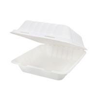 Greenbox Menüschale mit Klappdeckel,  22 x 18, 5 x 7 cm DFC013161,  1 Packung = 50 Stück