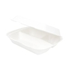 Greenbox Menüschale mit Klappdeckel,  HP4/3,  rechteckig,  3-geteilt DFC013371,  1 Packung = 50 Stück