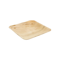 Greenbox Palmblatt Teller,  quadratisch,  aus Palmblatt,  stapelbar DTW053451,  1 Packung = 25 Stück,  Maße (L x B): 18 x 18 cm