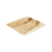 Greenbox Palmblatt Teller,  quadratisch,  aus Palmblatt,  stapelbar DTW053551,  1 Packung = 25 Stück,  Maße (L x B): 20 x 20 cm